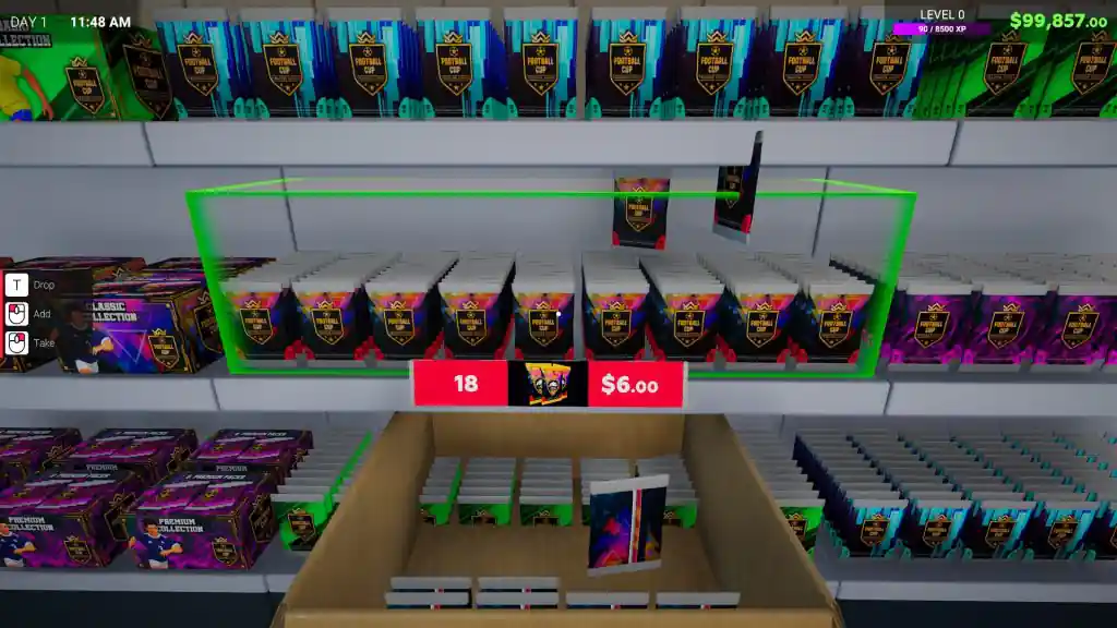 Sports card shop simulator free download (early access)