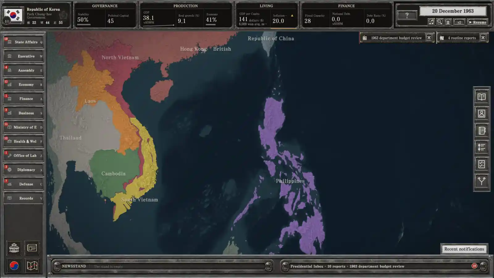 For the Fatherland: Chronicle of Park Chung-hee (v1.05) For the Fatherland: Chronicle of Park Chung-hee (v1.05)